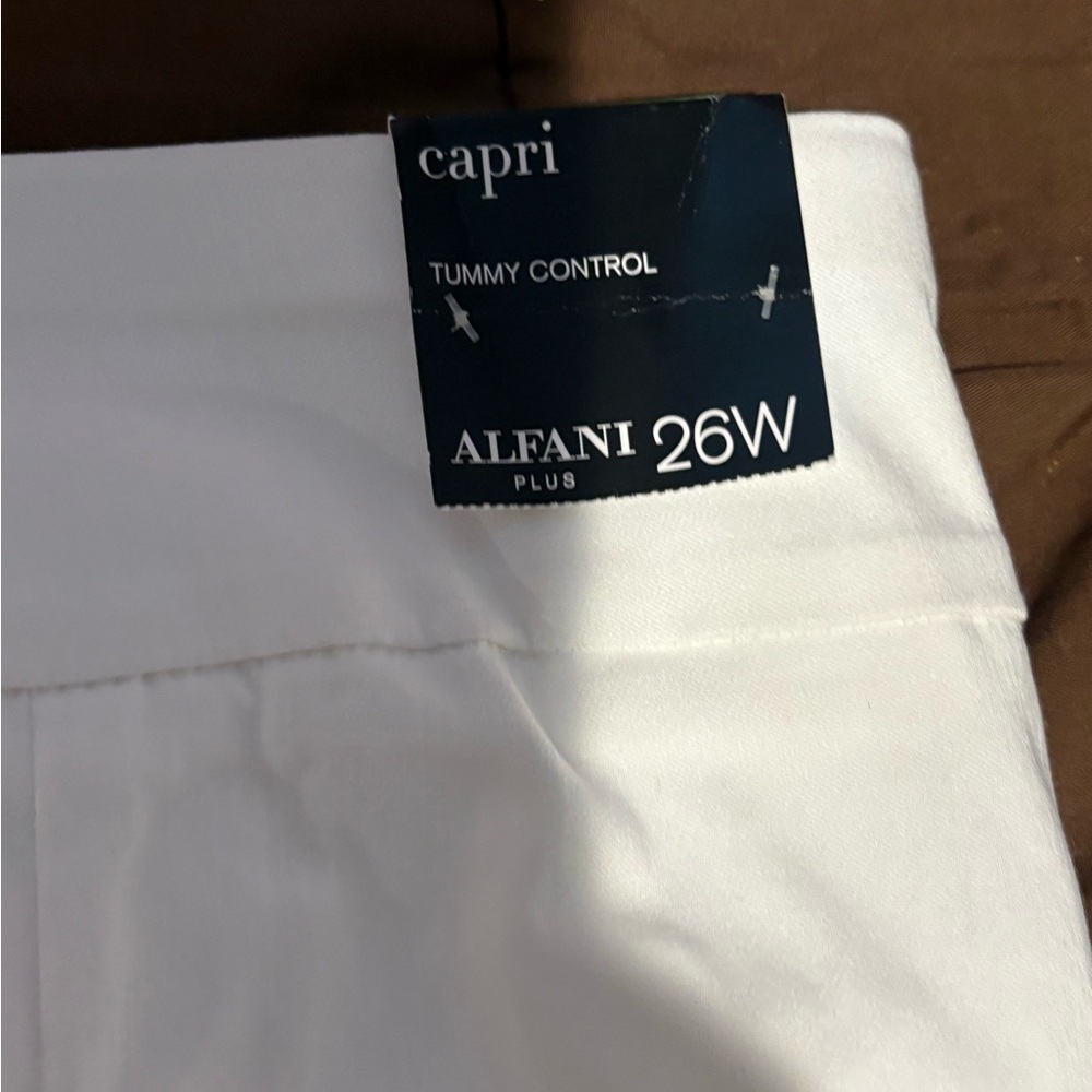 NWT Alfani white Womans Capris. Size 26W
Never worn. From smoke free home - Picture 2 of 6